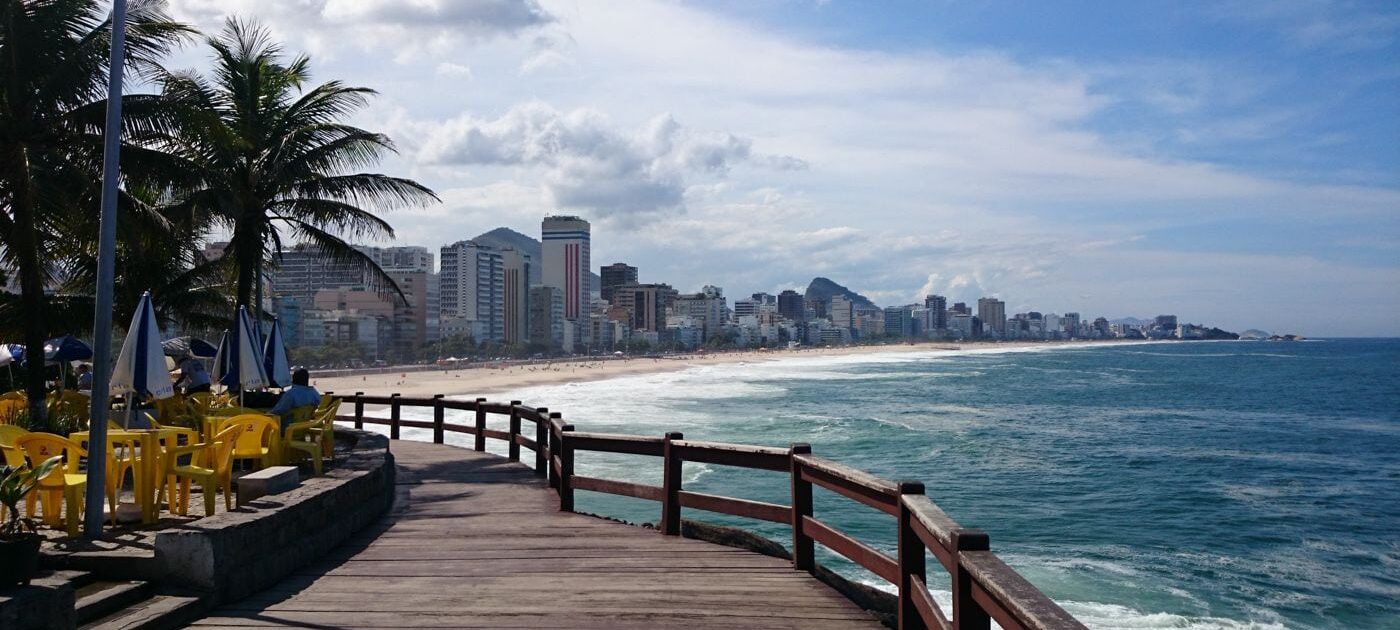 Vista do mirante do Leblon